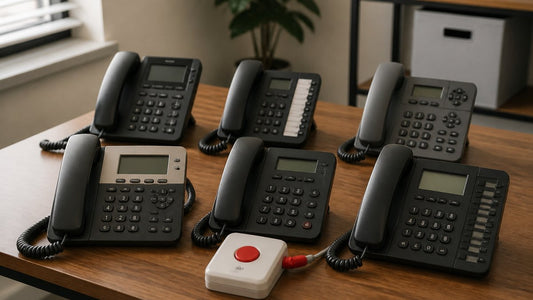 6 Desk Phones With Emergency Hotline for Small Offices