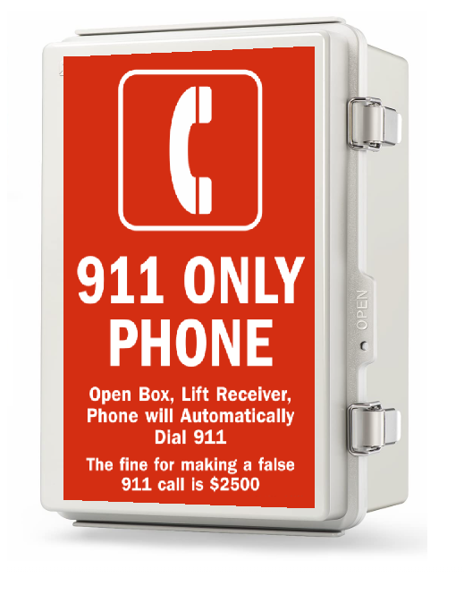 Weatherproof Emergency Phone Box