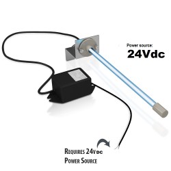  UV LIGHT AIR PURIFIER FOR AC HVAC COIL 24VDC 14″ BULB